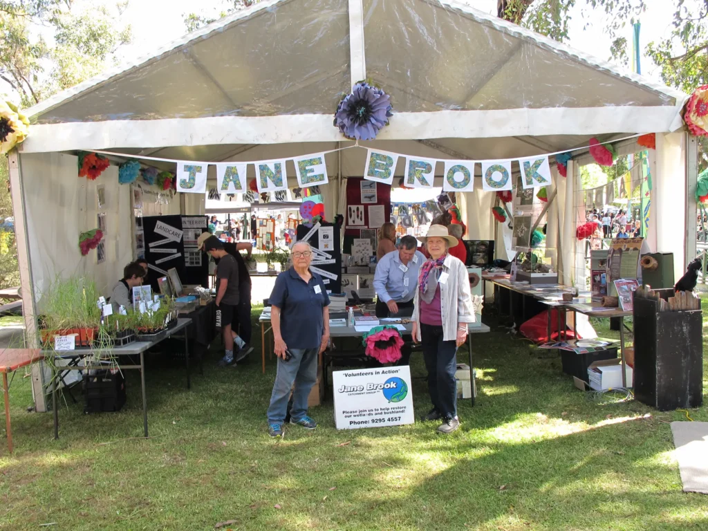 Jane Brook Catchment Group stall at the Whim Festival 2021